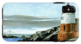 Castle Hill Lighthouse Newport Rhode Island - Phone Case