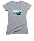 Castle Hill Lighthouse Newport Rhode Island - Women's V-Neck