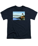 Castle Hill Lighthouse Newport Rhode Island - Youth T-Shirt