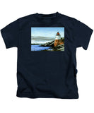 Castle Hill Lighthouse Newport Rhode Island - Kids T-Shirt