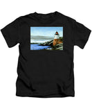 Castle Hill Lighthouse Newport Rhode Island - Kids T-Shirt