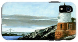 Castle Hill Lighthouse Newport Rhode Island - Phone Case