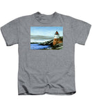 Castle Hill Lighthouse Newport Rhode Island - Kids T-Shirt