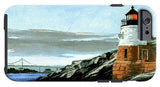 Castle Hill Lighthouse Newport Rhode Island - Phone Case