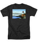 Castle Hill Lighthouse Newport Rhode Island - Men's T-Shirt  (Regular Fit)