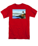 Castle Hill Lighthouse Newport Rhode Island - Men's T-Shirt  (Regular Fit)