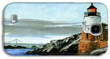 Castle Hill Lighthouse Newport Rhode Island - Phone Case
