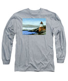 Castle Hill Lighthouse Newport Rhode Island - Long Sleeve T-Shirt