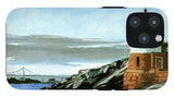Castle Hill Lighthouse Newport Rhode Island - Phone Case