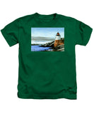 Castle Hill Lighthouse Newport Rhode Island - Kids T-Shirt