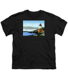 Castle Hill Lighthouse Newport Rhode Island - Youth T-Shirt