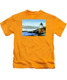 Castle Hill Lighthouse Newport Rhode Island - Kids T-Shirt