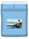 Castle Hill Lighthouse Newport Rhode Island - Duvet Cover