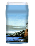 Castle Hill Lighthouse Newport Rhode Island - Duvet Cover