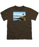 Castle Hill Lighthouse Newport Rhode Island - Youth T-Shirt