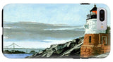 Castle Hill Lighthouse Newport Rhode Island - Phone Case