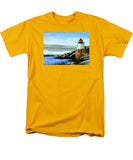Castle Hill Lighthouse Newport Rhode Island - Men's T-Shirt  (Regular Fit)