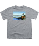 Castle Hill Lighthouse Newport Rhode Island - Youth T-Shirt