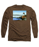Castle Hill Lighthouse Newport Rhode Island - Long Sleeve T-Shirt