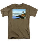 Castle Hill Lighthouse Newport Rhode Island - Men's T-Shirt  (Regular Fit)