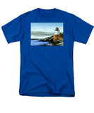 Castle Hill Lighthouse Newport Rhode Island - Men's T-Shirt  (Regular Fit)