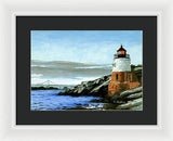 Castle Hill Lighthouse Newport Rhode Island - Framed Print