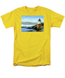 Castle Hill Lighthouse Newport Rhode Island - Men's T-Shirt  (Regular Fit)