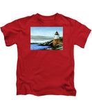 Castle Hill Lighthouse Newport Rhode Island - Kids T-Shirt