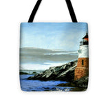 Castle Hill Lighthouse Newport Rhode Island - Tote Bag
