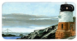 Castle Hill Lighthouse Newport Rhode Island - Phone Case