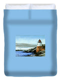 Castle Hill Lighthouse Newport Rhode Island - Duvet Cover