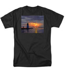 Goat Island Lighthouse Newport Rhode Island - Men's T-Shirt  (Regular Fit)