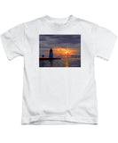 Goat Island Lighthouse Newport Rhode Island - Kids T-Shirt