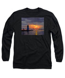 Goat Island Lighthouse Newport Rhode Island - Long Sleeve T-Shirt