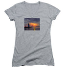 Goat Island Lighthouse Newport Rhode Island - Women's V-Neck
