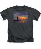 Goat Island Lighthouse Newport Rhode Island - Kids T-Shirt