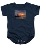 Goat Island Lighthouse Newport Rhode Island - Baby Onesie