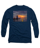 Goat Island Lighthouse Newport Rhode Island - Long Sleeve T-Shirt