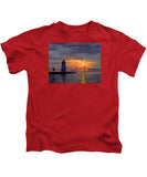 Goat Island Lighthouse Newport Rhode Island - Kids T-Shirt