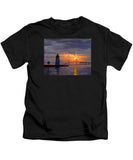 Goat Island Lighthouse Newport Rhode Island - Kids T-Shirt