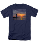 Goat Island Lighthouse Newport Rhode Island - Men's T-Shirt  (Regular Fit)