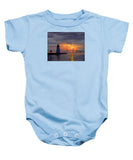 Goat Island Lighthouse Newport Rhode Island - Baby Onesie