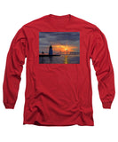 Goat Island Lighthouse Newport Rhode Island - Long Sleeve T-Shirt