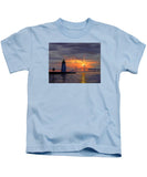 Goat Island Lighthouse Newport Rhode Island - Kids T-Shirt