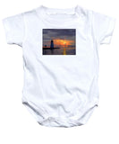Goat Island Lighthouse Newport Rhode Island - Baby Onesie