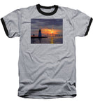Goat Island Lighthouse Newport Rhode Island - Baseball T-Shirt