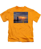 Goat Island Lighthouse Newport Rhode Island - Kids T-Shirt