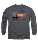 Goat Island Lighthouse Newport Rhode Island - Long Sleeve T-Shirt