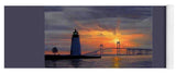 Goat Island Lighthouse Newport Rhode Island - Yoga Mat