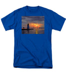 Goat Island Lighthouse Newport Rhode Island - Men's T-Shirt  (Regular Fit)